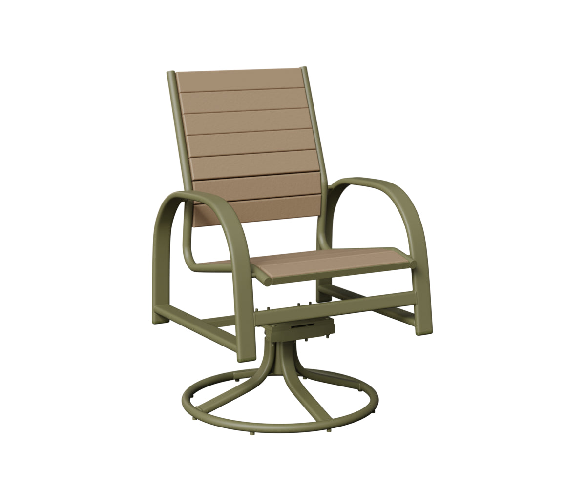 Berlin Gardens Murphy Poly Swivel Rocker Dining Chair