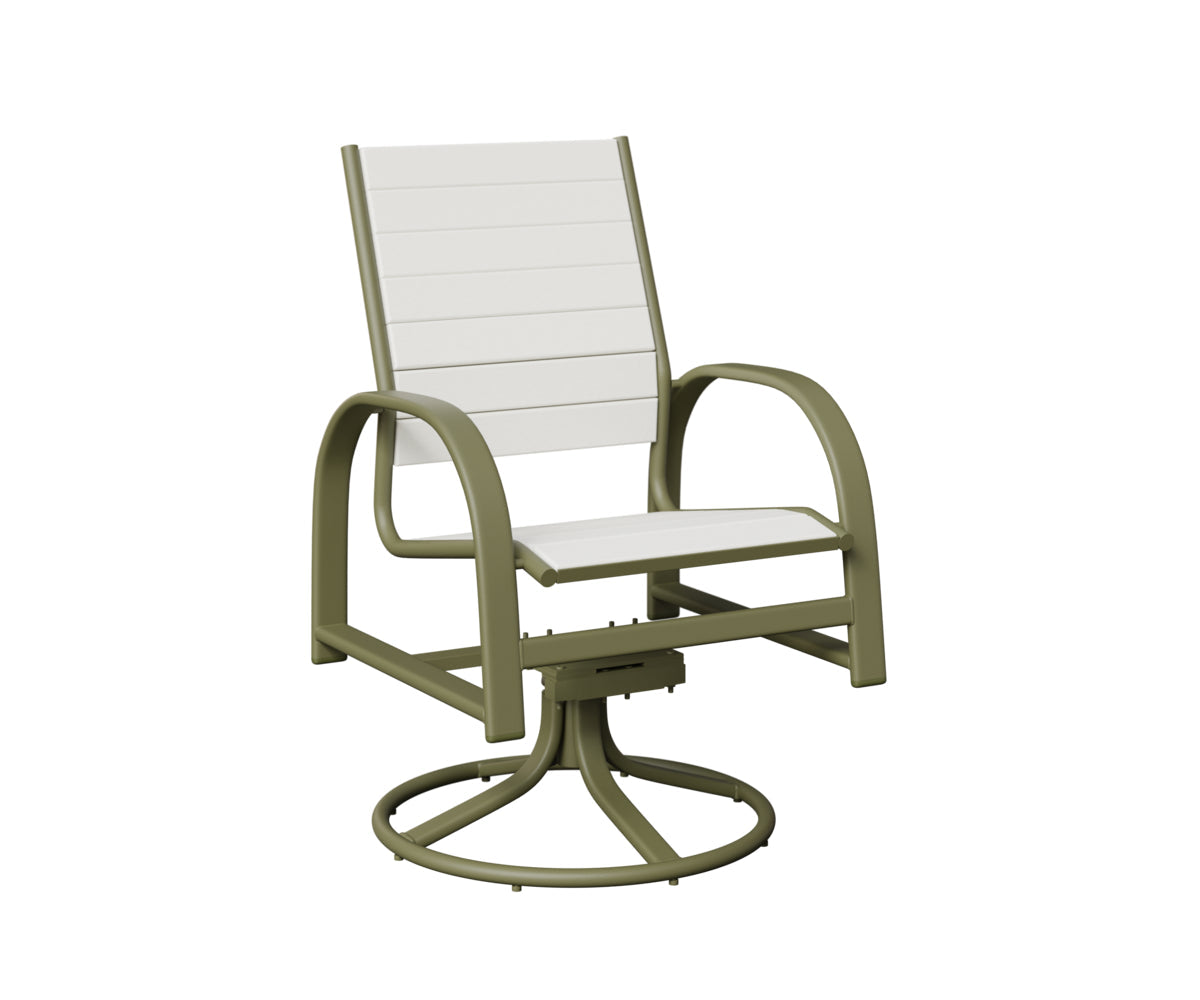 Berlin Gardens Murphy Poly Swivel Rocker Dining Chair