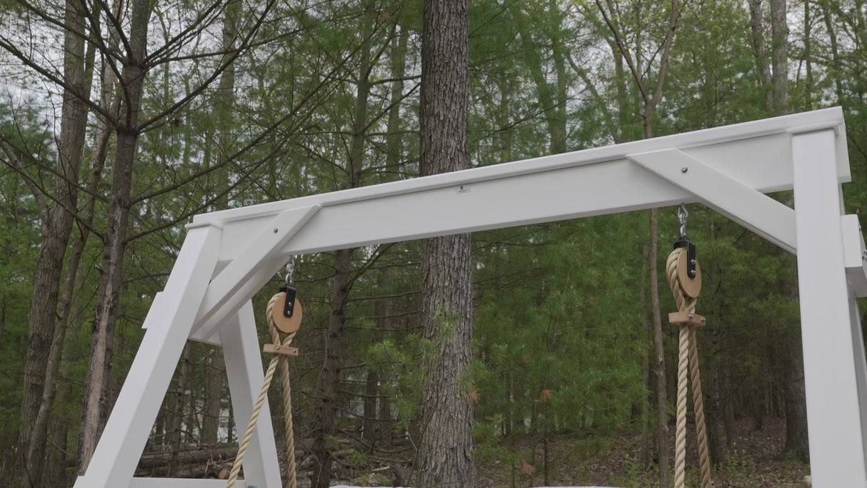 Berlin Gardens Classic Terrace Loveseat Swing