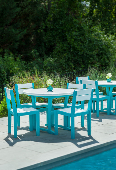 Seaside Casual Coastline Cafe Round Dining Table - SC-323 2
