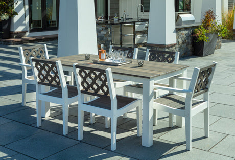 Seaside Casual Greenwich Dining Side Chair Provencal Back - SC-601P 1