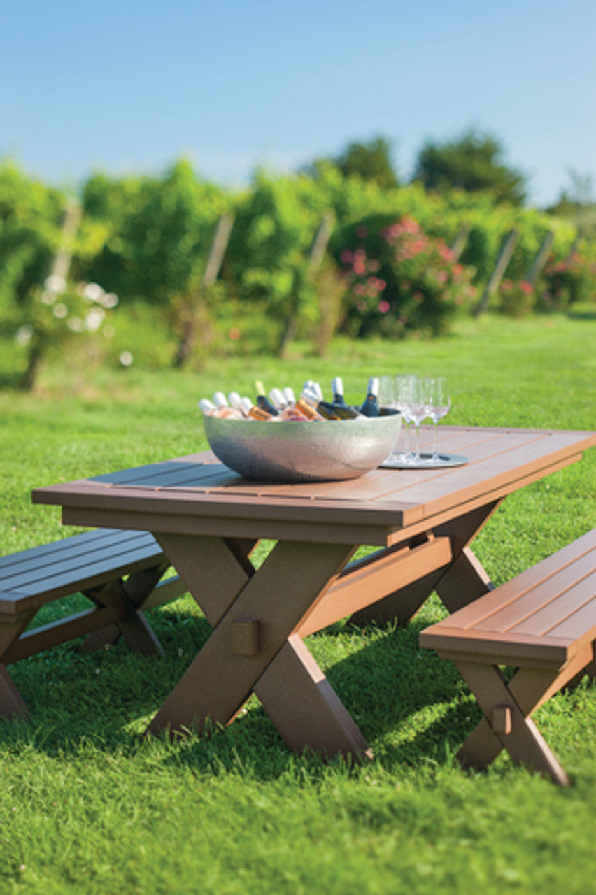 Seaside Casual Sonoma 76" Dining Bench - SC-071 5