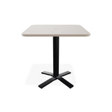 Telescope Balcony Height 36' Square Aluminum Slat Top Table w/ Pedestal - 3180-3X20BAS 