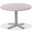 Telescope Bar Height 42" Round Value Hammered Top Table w/ 80lb Pedestal - T900-4P20BAS 