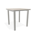 Telescope Bar Height 42" Square Aluminum Slat Top Table - 3880-38000LG 
