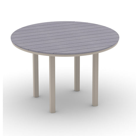 Telescope Bar Height 56" Round Aluminum Slat Top Table - 3110-4M00LEG 