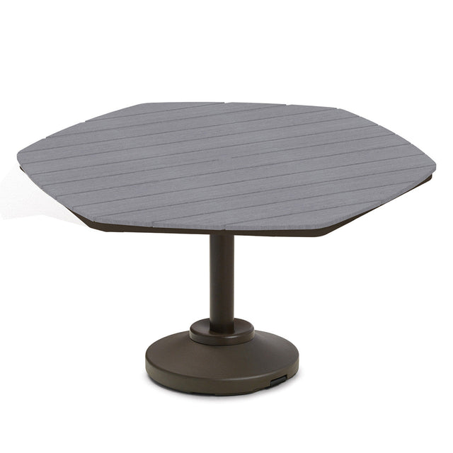 Telescope Bar Height 62" Hexagonal MGP Top Table w/ 120lb Pedestal 