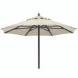 Telescope Commercial Market 7 1/2' Powdercoat Aluminum Commercial Market Umbrella - 670 
