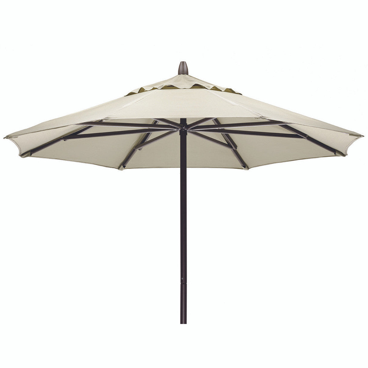 Telescope Commercial Market 7 1/2' Powdercoat Aluminum Commercial Market Umbrella - 670 