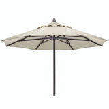 Telescope Commercial Market 7 1/2' Powdercoat Aluminum Commercial Market Umbrella - 670 