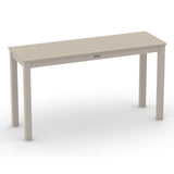 Telescope Dining Height 18" x 54" Rect. Table w/ Parson Legs 