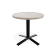 Telescope Dining Height 30" Round Value Hammered Top Table w/ Pedestal - T980-2X20BAS 