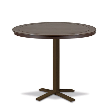 Telescope Dining Height 42" Round MGP Top Table w/ Pedestal 