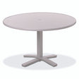 Telescope Dining Height 48" Round Value Hammered Table w/ Pedestal - T970-2X20BAS 