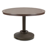 Telescope Dining Height 54" Round MGP Top Table w/ 120lb Pedestal 