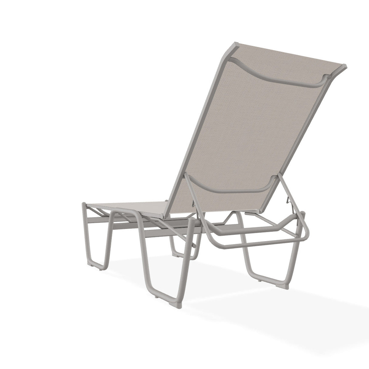 Telescope Gardenella Sling 16" Four-Position Lay-flat Stacking Armless Chaise - 7L30 2