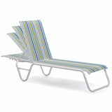 Telescope Gardenella Sling Four-Position Lay-flat Stacking Armless Chaise - 8080 4
