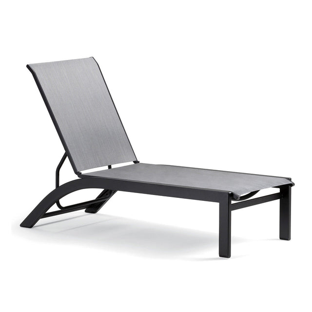 Telescope Kendall Sling Lay-flat Stacking Armless Chaise - 9100 