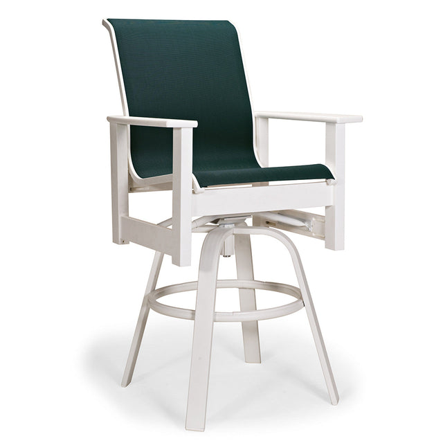 Telescope Leeward MGP Sling Bar Height Swivel Arm Chair - 9590 