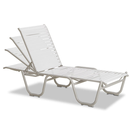 Telescope Reliance Contract Strap 16" Four-Position Lay-flat Stacking Armless Chaise - 7R30 1