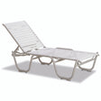 Telescope Reliance Contract Strap 16" Four-Position Lay-flat Stacking Armless Chaise - 7R30 