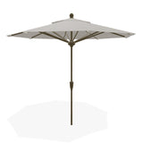 Telescope Value Market 11' Market Umbrella w/ Powdercoat Aluminum Frame and Autotilt - 110 