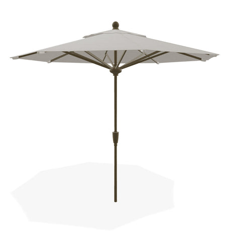Telescope Value Market 11' Market Umbrella w/ Powdercoat Aluminum Frame and Autotilt - 110 