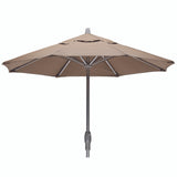 Telescope Value Market 7 1/2' Market Umbrella w/ Powdercoat Aluminum Frame and Push Button Tilt - 100 