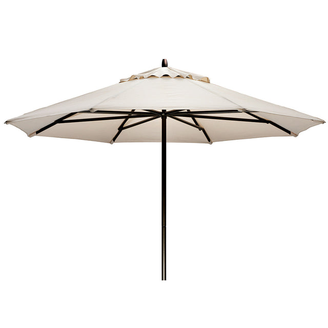 Telescope Value Market 9' Market Umbrella w/ Powdercoat Aluminum Frame and Autotilt - 190 