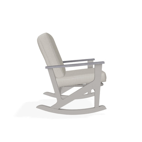 Telescope Wexler MGP Cushion Chat Height Rocker w/ Rustic Arms - R030 1