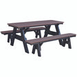 Wildridge Heritage Picnic Table with Unattached Benches - LCC-166 